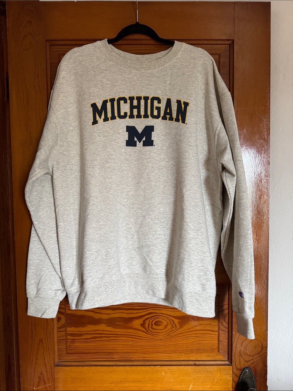 Champion University of Michigan Crewneck Sweatshirt Gray XL Umich U of M